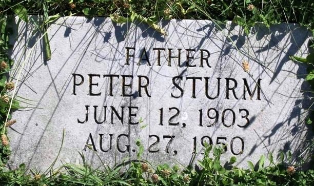 Sturm Peter 1903-1950 USA Grabstein